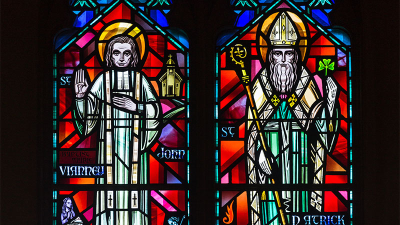 Stained glass photo